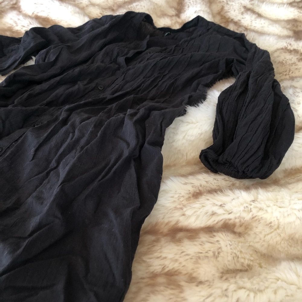 Ralph Lauren Black Button Down Dress